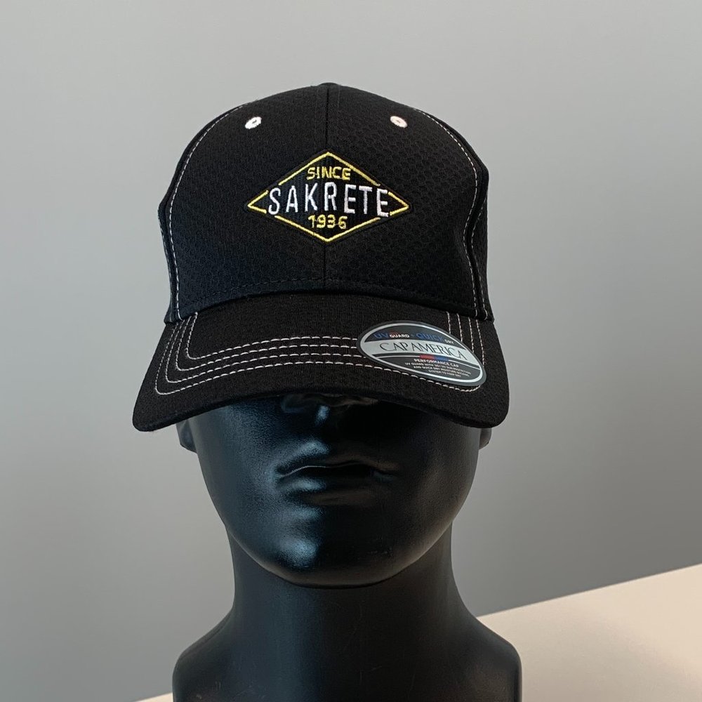Sakrete - Black Baseball Hat - Adjustable Strap